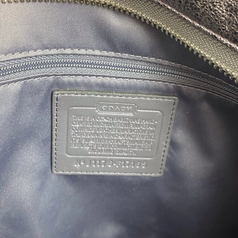 Coach Vintage Brooke Metallic Hobo Bag in Gold.